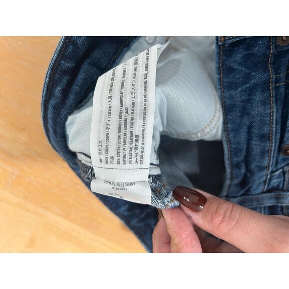 Abercrombie & Fitch The Vintage Flare High Rise Jeans Womens 29 8R Curve Love - Picture 8 of 12